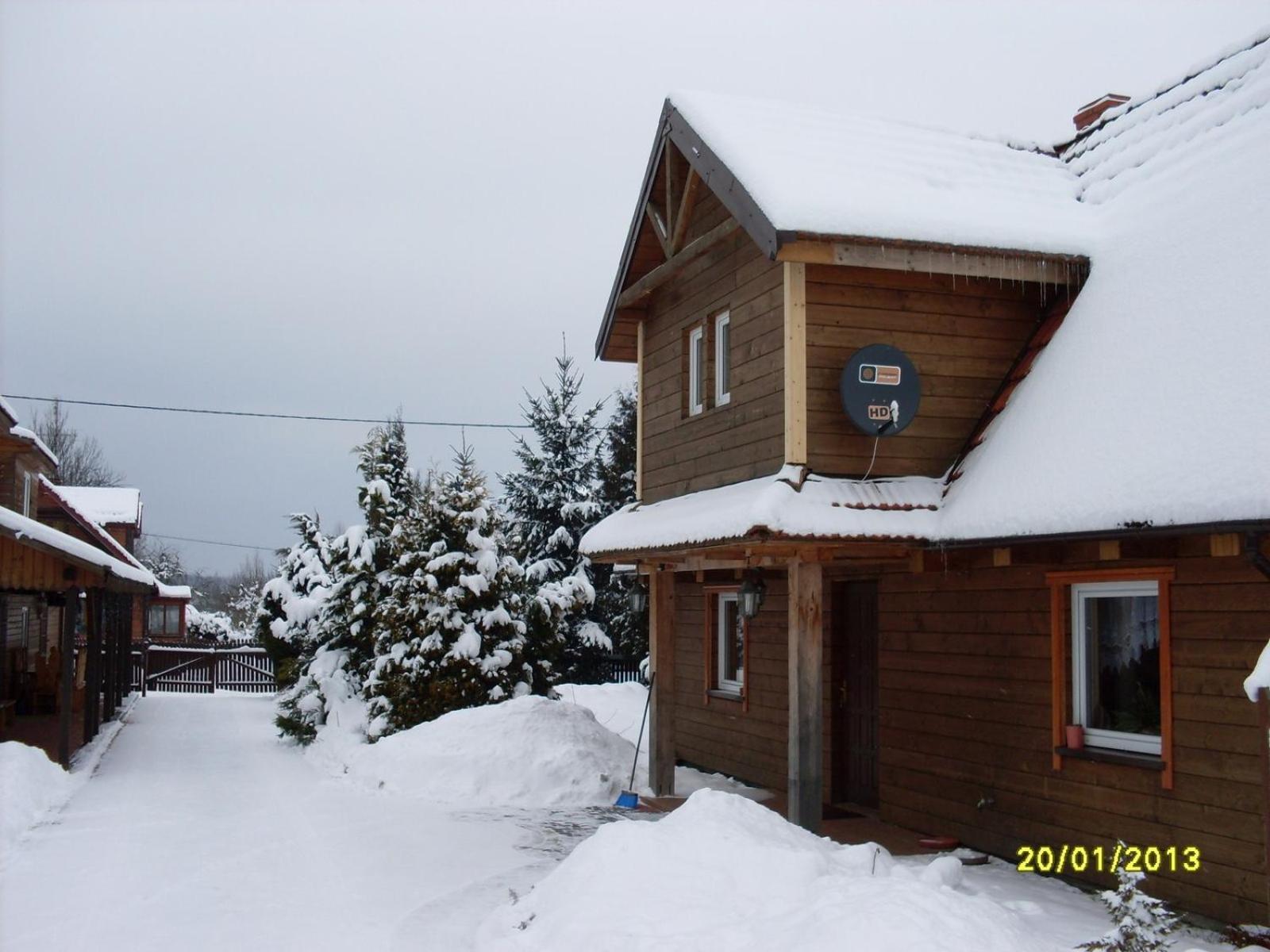 Ferienwohnung Domek Jaskolka Białowieża Exterior foto