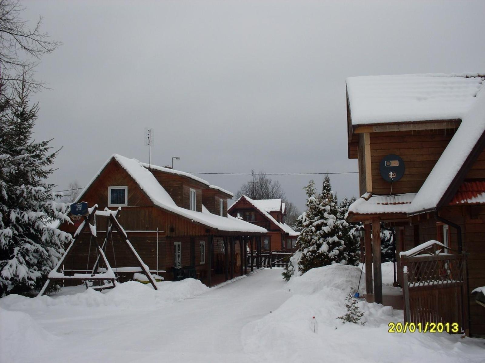 Ferienwohnung Domek Jaskolka Białowieża Exterior foto